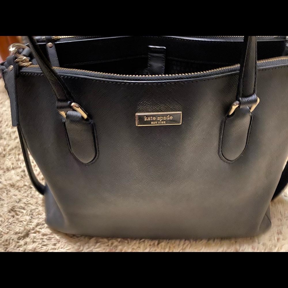 Kate Spade Black Leather Purse.